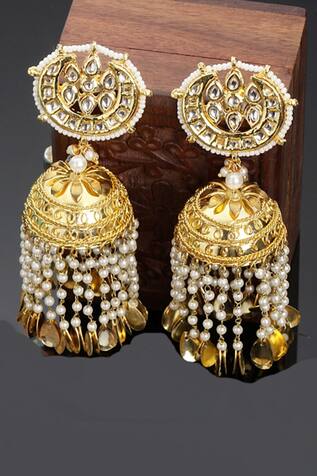 Buy quality Gold Long Fancy Earring in Ahmedabad